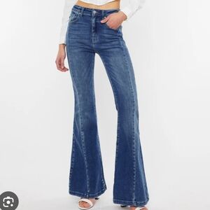Kancan Amayah Super High Rise Super Flare Jeans Size 28